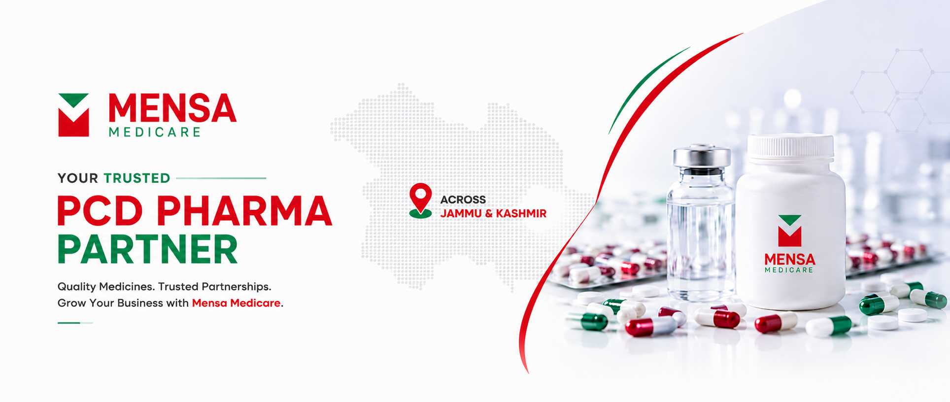 PCD Pharma Company in Jammu & Kashmir - Mensa Medicare India