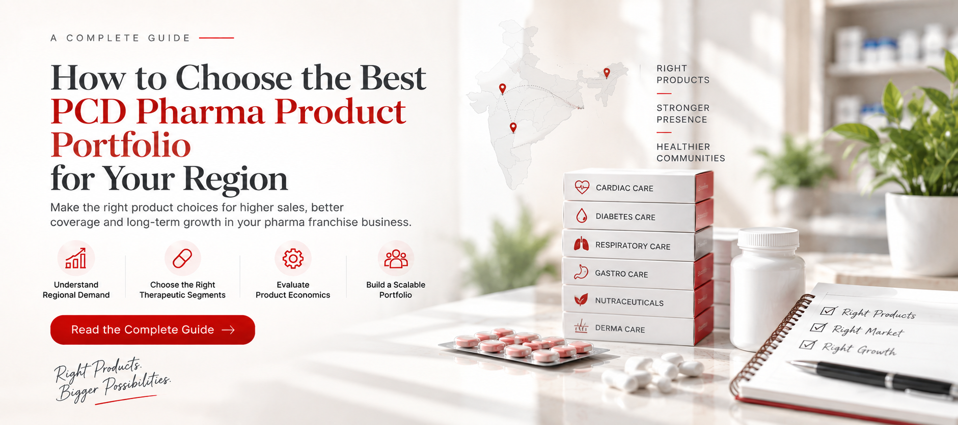 How to Choose the Best PCD Pharma Product Portfolio for Your Region