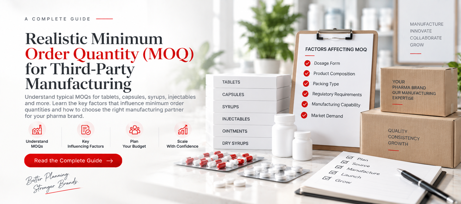 What Is a Realistic Minimum Order Quantity (MOQ) for Third-Party Pharma Manufacturing?