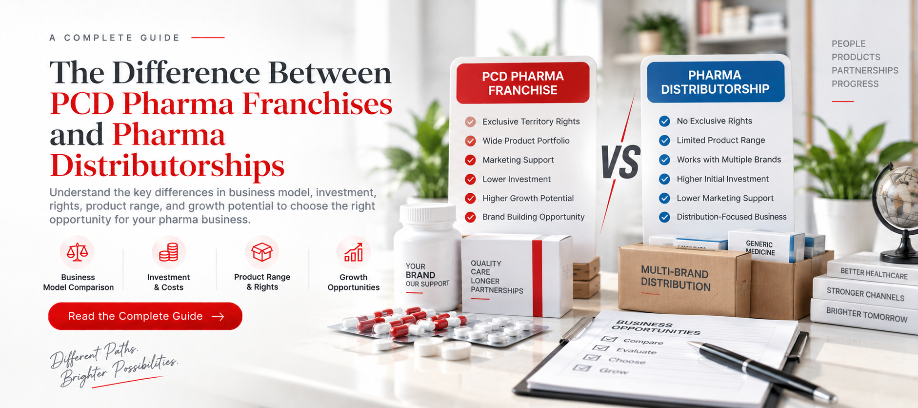 The Difference Between PCD Pharma Franchises and Pharma Distributorships
